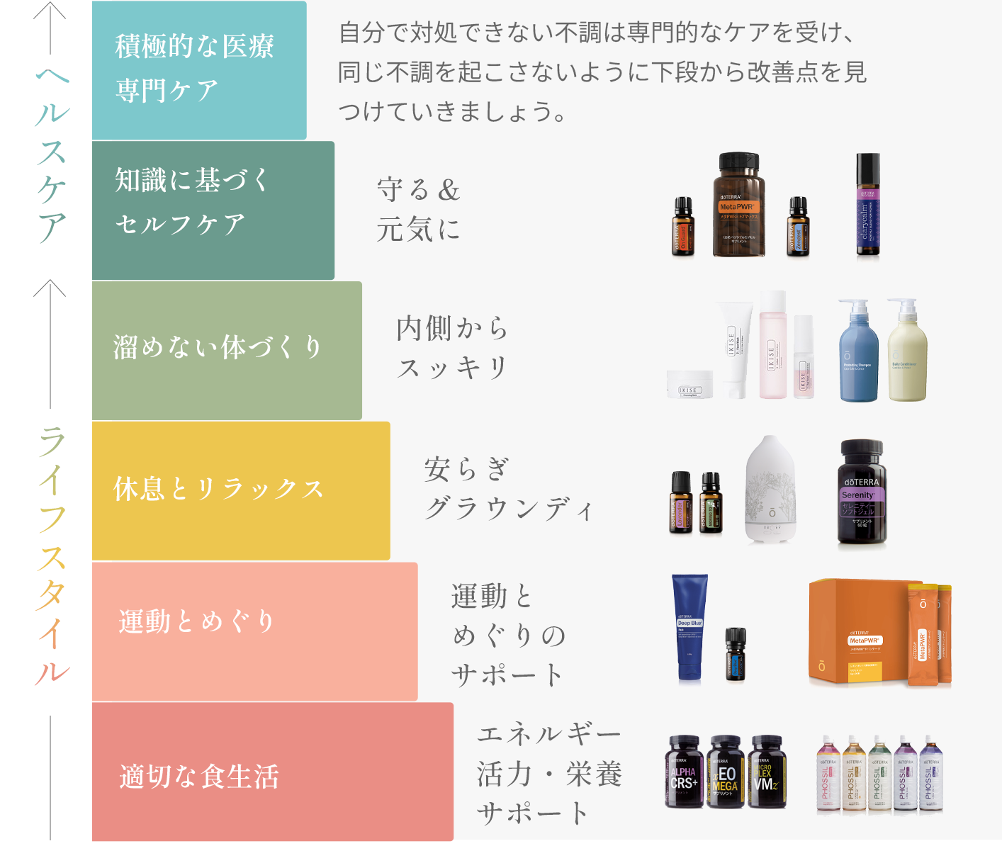 ウエルネスピラミッド図